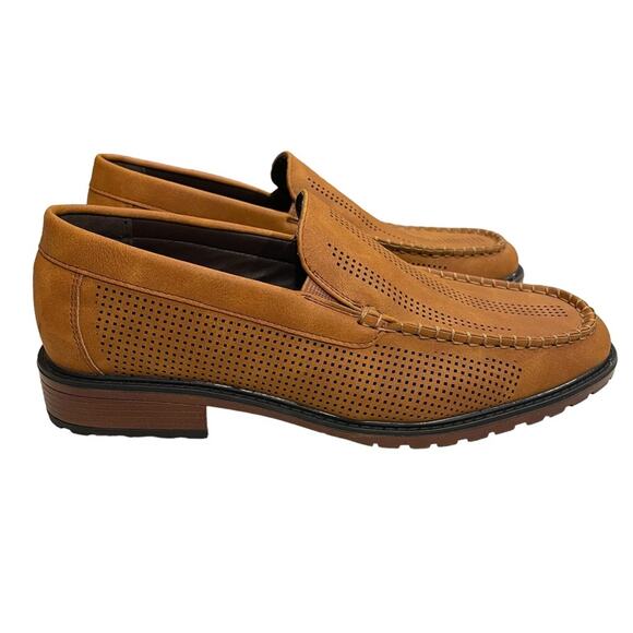 TODD WELSH Perforated Loafers Oxfords CREED Comfort Men's Shoes Size 5 - Picture 1 of 8